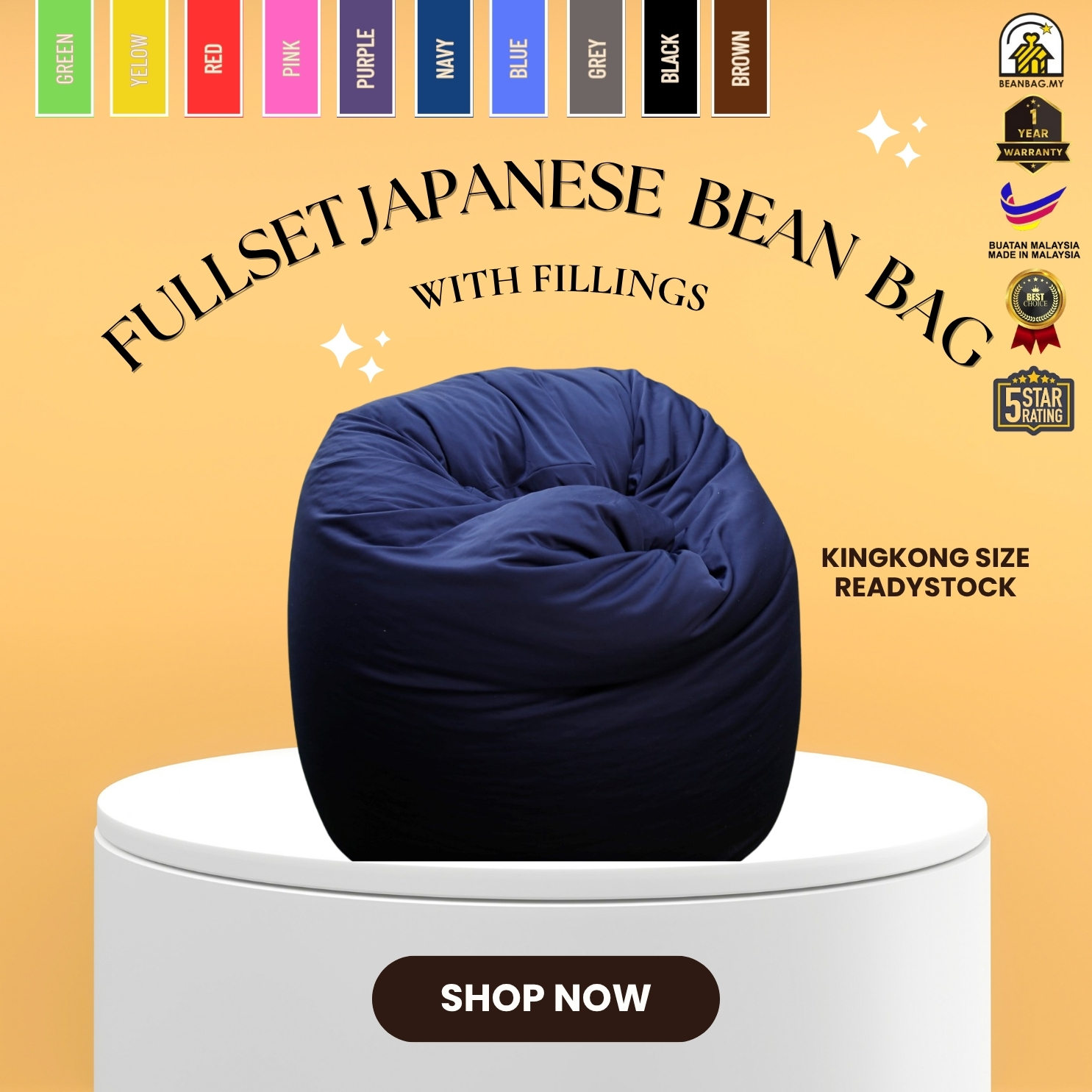 Bean Bag Malaysia King Kong Size